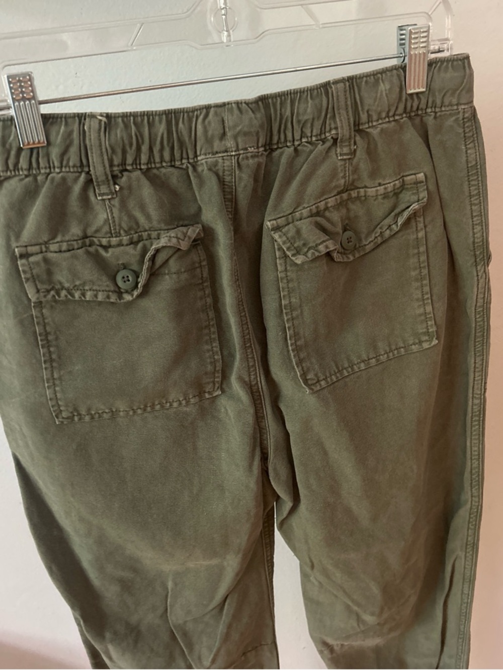 aerie Olive Green Utility Cargo Joggers